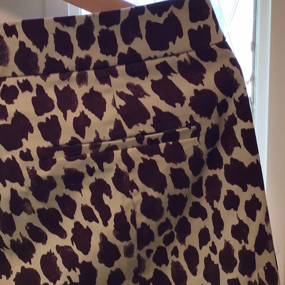 J. Crew Slim Bermuda Shorts in Giraffe Print Stretch Chino NWT - Picture 3 of 7
